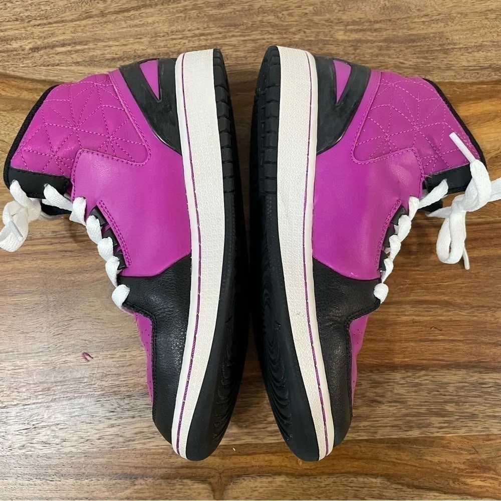 Nike Jordan Youth 1 Flight 3 High Top Sneakers‎ Fuchsia 4.5